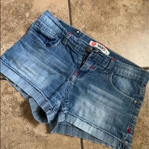kids jean shorts size 12